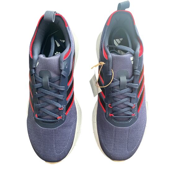 Adidas JogIt Shadow Men’s Running Shoe Navy Pure Ruby JR0865 Size 7 - Picture 1 of 8